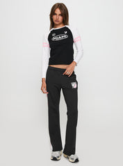 Track Star Pants Black