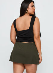 For The Thrill Skort Green Curve