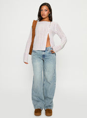Lenker Knit Sweater Lilac