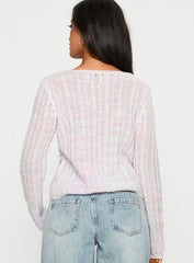 Lenker Knit Sweater Lilac